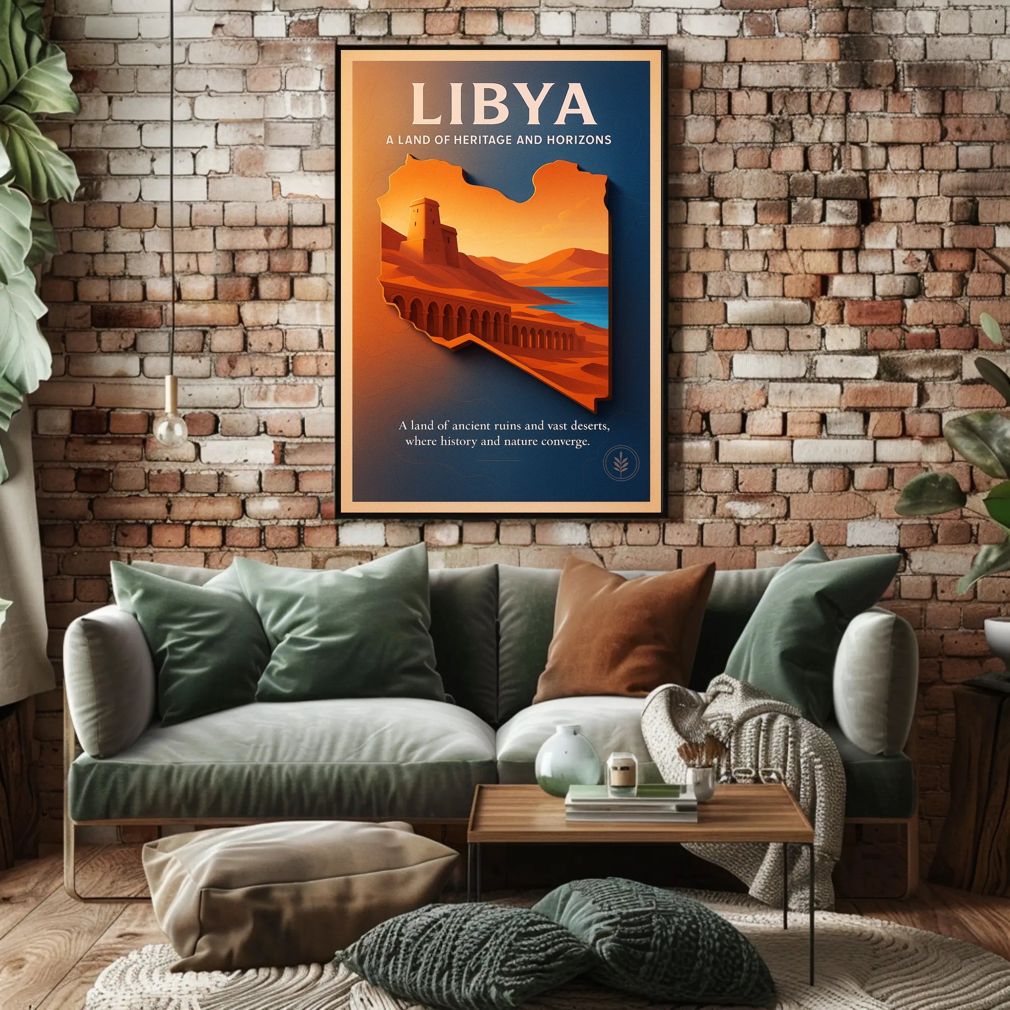 Libya A Land of Heritage and Horizons Poster PosterGoat