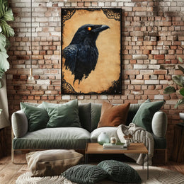 The Enigmatic Raven Poster