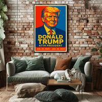 Donald Trump 47th President Poster