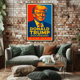 Donald Trump 47th President Poster