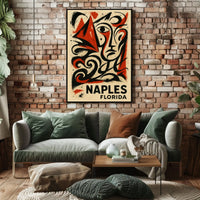 Naples Florida Artistic Expression Poster Wall Art Decor