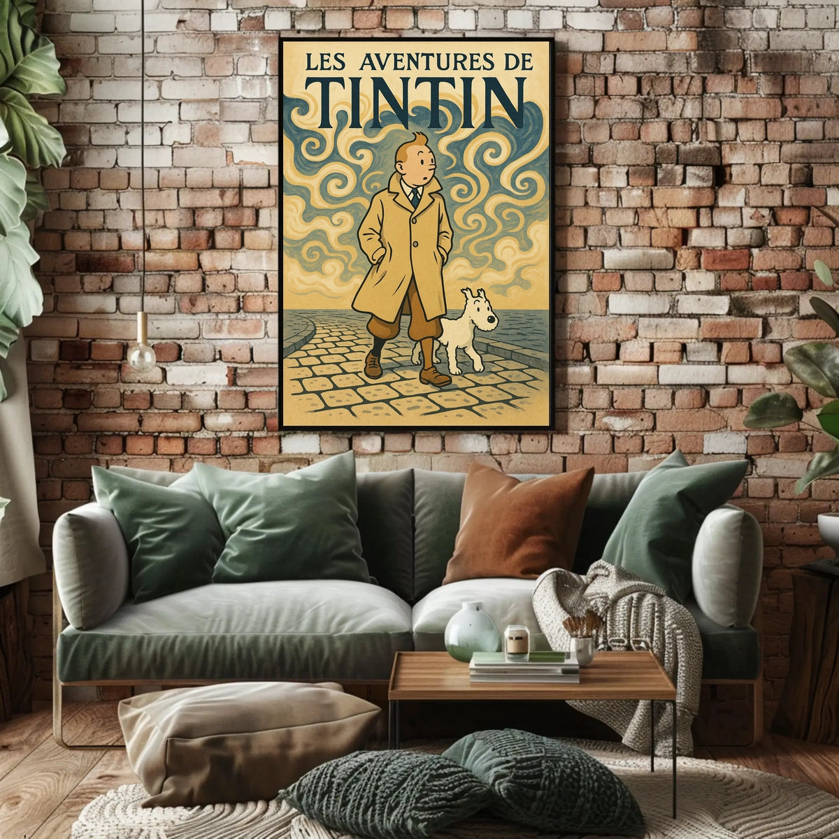 Les Aventures De Tintin Poster
