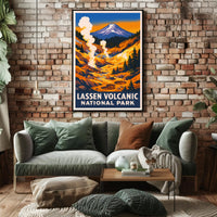 Lassen Volcanic National Park Poster PosterGoat