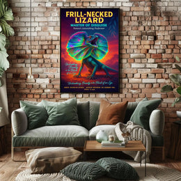 Frill-Necked Lizard Master of Disguise Poster