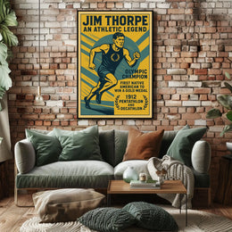 Jim Thorpe Legendary Athlete Jim Thorpe Poster
