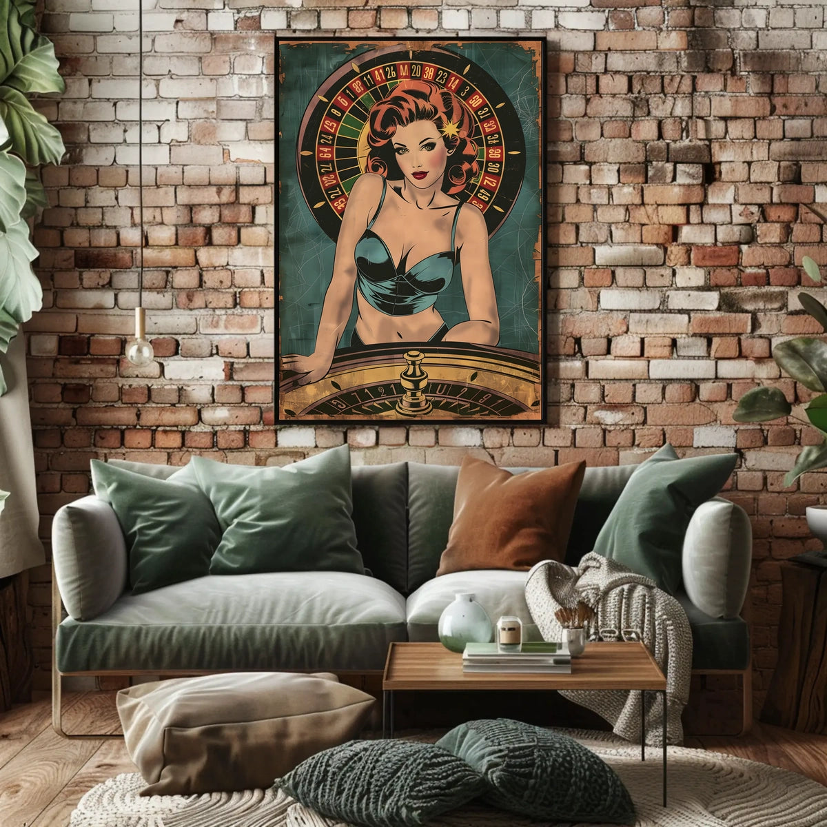 Vintage Casino Glamour Poster