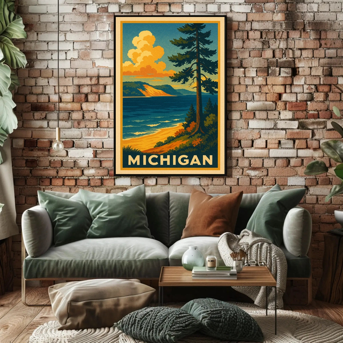 Michigan Scenic Landscape Poster