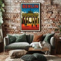 Berlin Iconic Landmark Poster