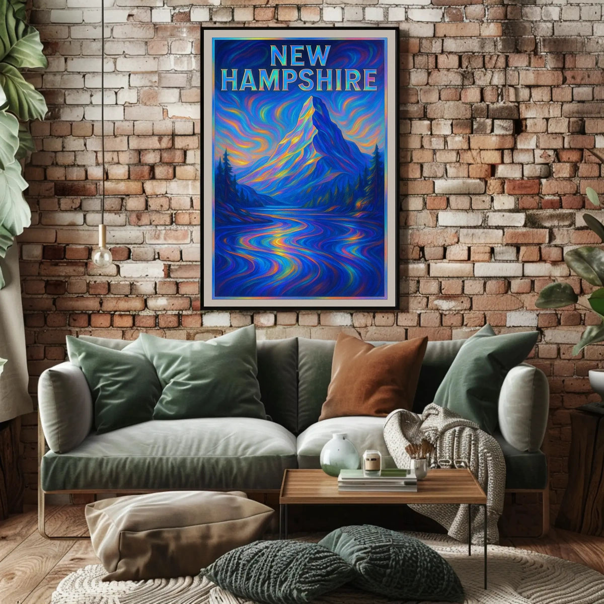 New Hampshire Vibrant Landscapes Poster