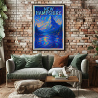 New Hampshire Vibrant Landscapes Poster