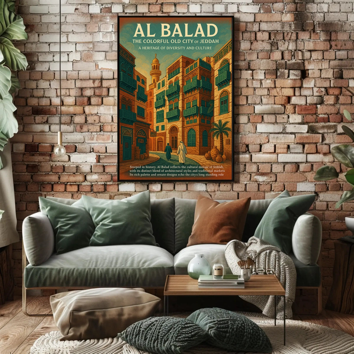 Al Balad The Colorful Old City Of Poster