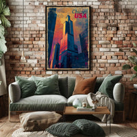 Chicago Skyline Poster