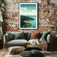 Isle Royale National Park Scenic Poster Wall Art