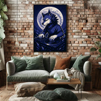 Dj Wolf Under The Moon Poster