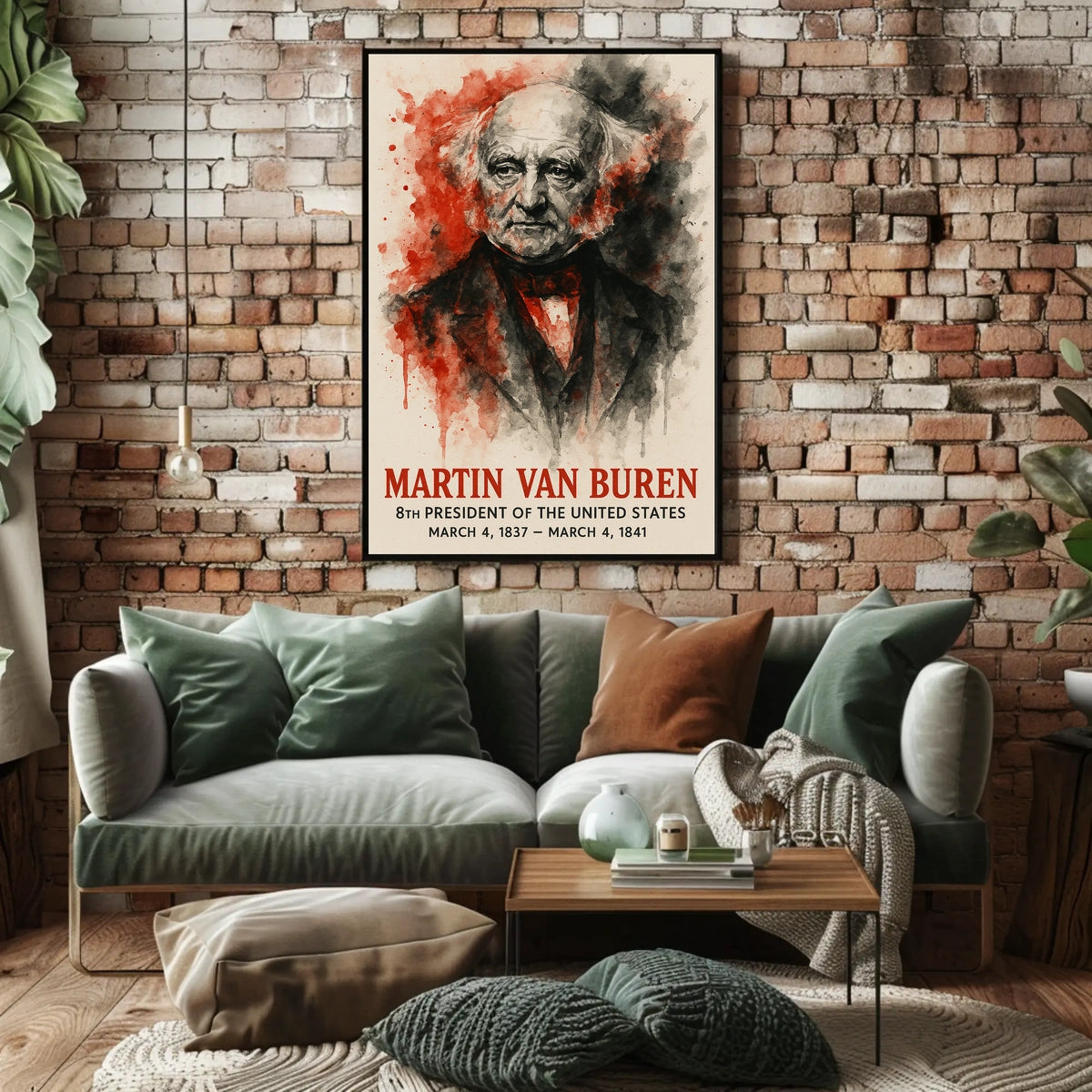 Portrait of Martin Van Buren Historical or Presidential Poster