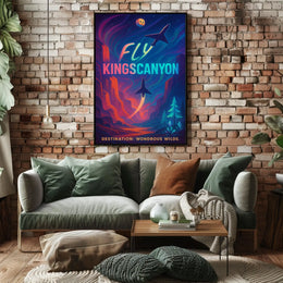 Fly Kings Canyon Poster
