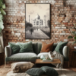 Timeless Beauty Of The Taj Mahal Poster