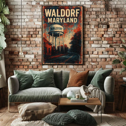 Waldorf, Maryland Poster