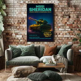 M551 Sheridan Airborne Armored Poster