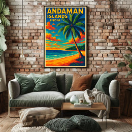 Andaman Islands Tropical Paradise Poster