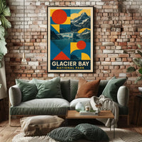 Glacier Bay National Park Scenic Print National Park Poster