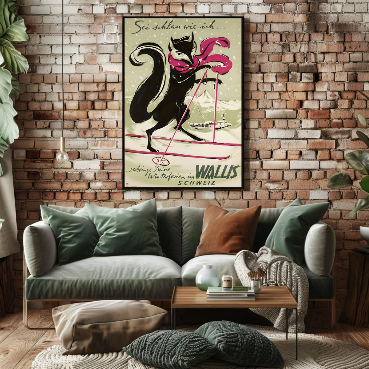 Winter Adventures In Wallis, Switzerland Poster