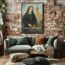 Saint Mary Di Rosa Poster