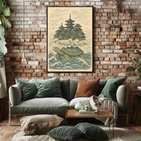 Harmony Under Ancient Skies: Fantasy or Mythology Poster