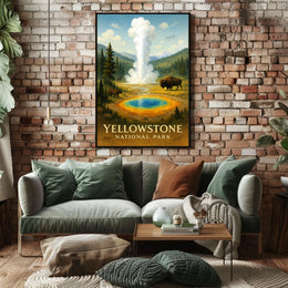 Yellowstone National Park Poster