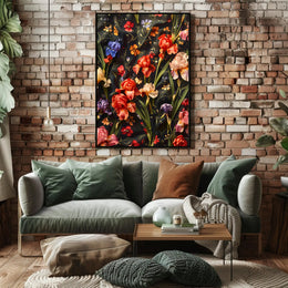 Floral Symphony Wall Art Print for Home Decor