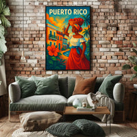 Puerto Rico Vibrant Heritage Poster