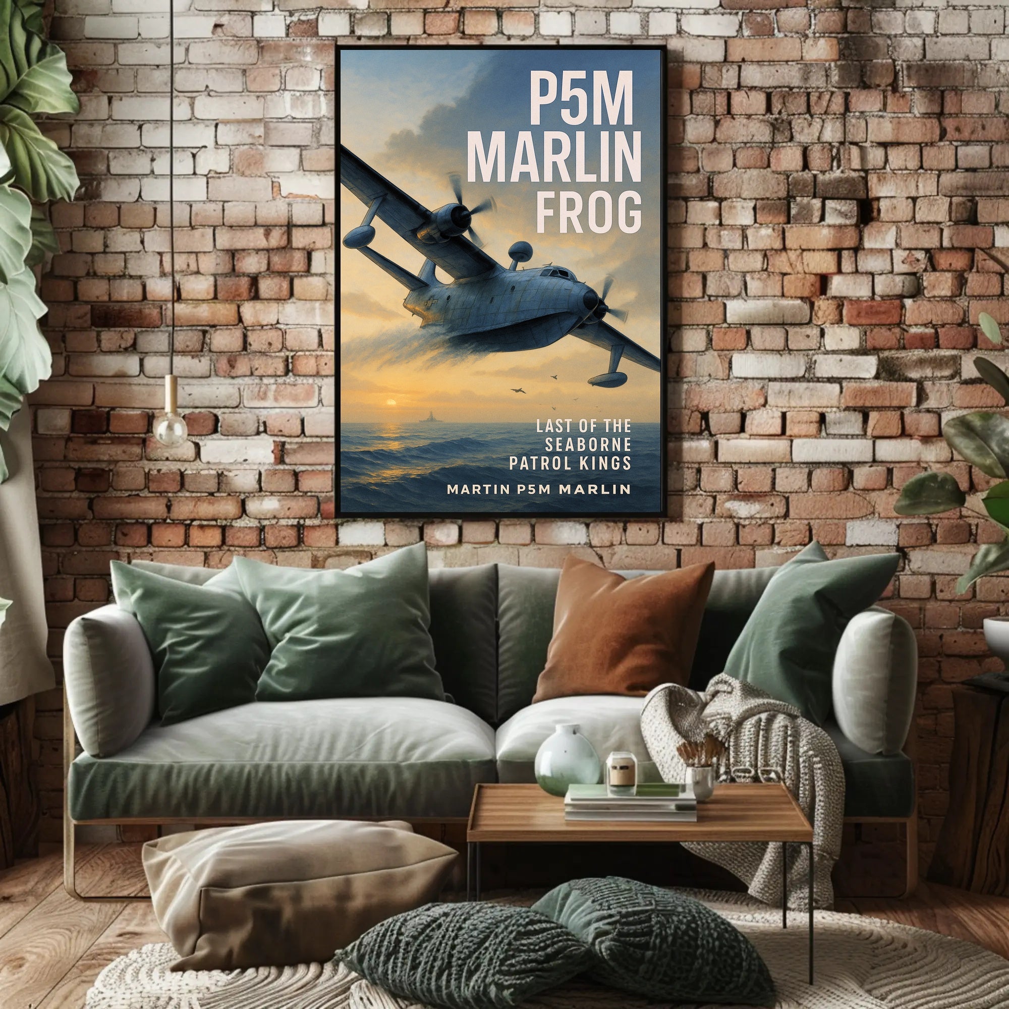 Martin P5M Marlin Last of the Seaborne Patrol Kings Poster PosterGoat