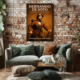 Hernando de Soto Explorer of the New World Poster PosterGoat