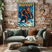 Bigfoot In The Wilderness Poster