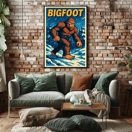 Bigfoot In The Wilderness Poster