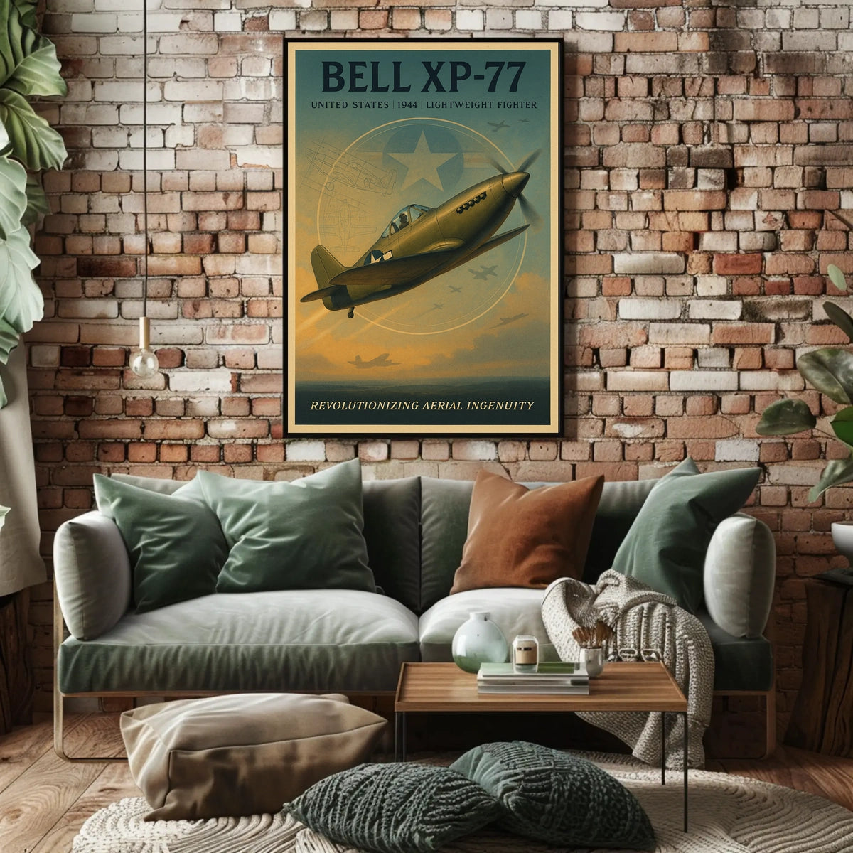 Bell XP-77 Lightweight Fighter Poster