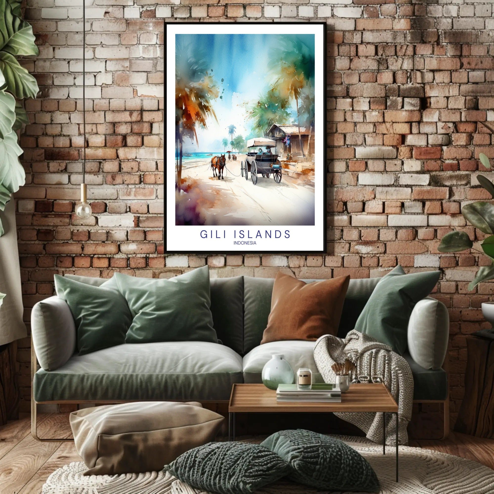 Tranquil Journey Through Gili Islands Poster PosterGoat