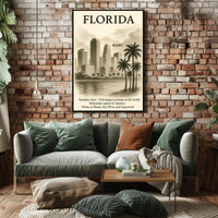Florida The Sunshine State Poster PosterGoat