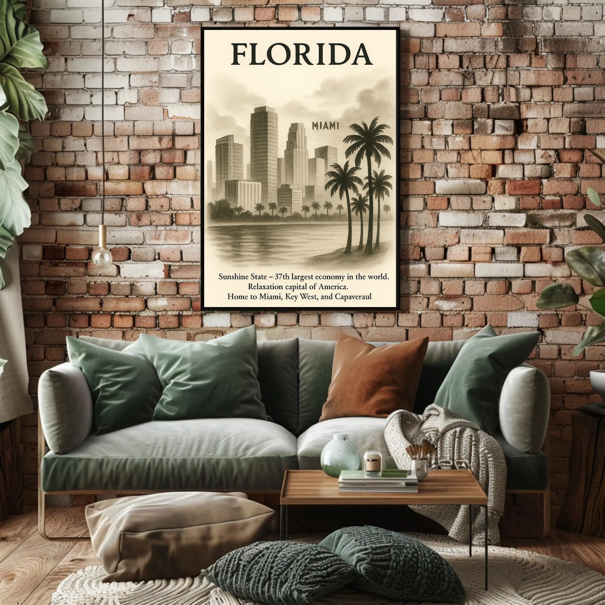 Florida The Sunshine State Poster PosterGoat