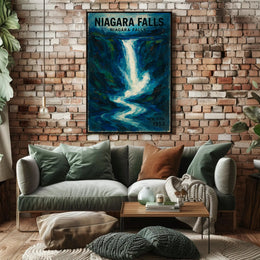 Niagara Falls Vintage Travel Art - Travel Poster