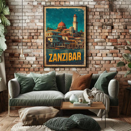 Zanzibar A Coastal Haven Poster