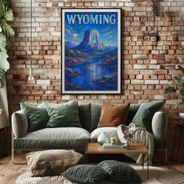 Wyoming Landscape Poster