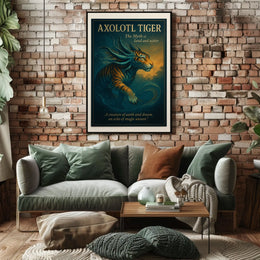 Axolotl Tiger The Myth of Land and Water Poster