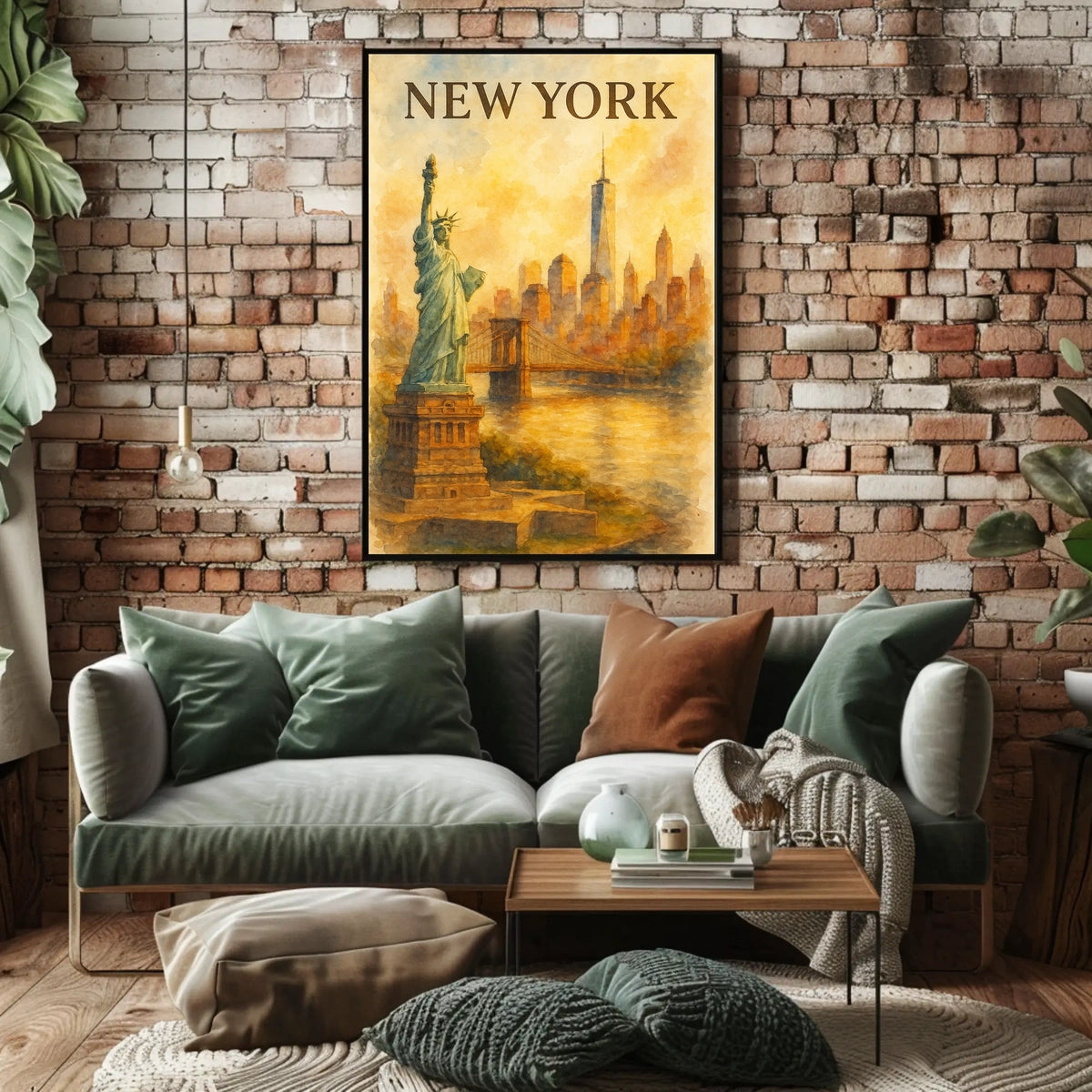 New York Cityscape Poster