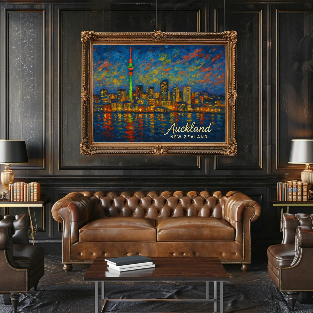 Auckland Skyline Poster