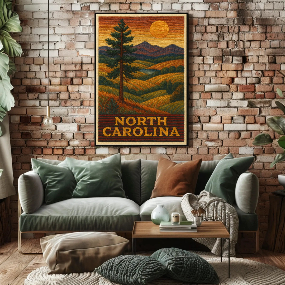 North Carolina Landscape Poster