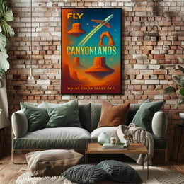 Fly Canyonlands Poster