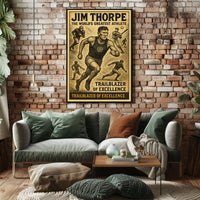 Jim Thorpe Legendary Athlete Poster
