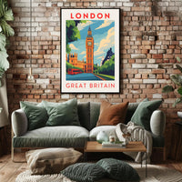 Big Ben Extravaganza: Iconic Travel Poster