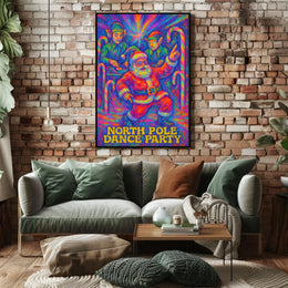 North Pole Dance Party Poster